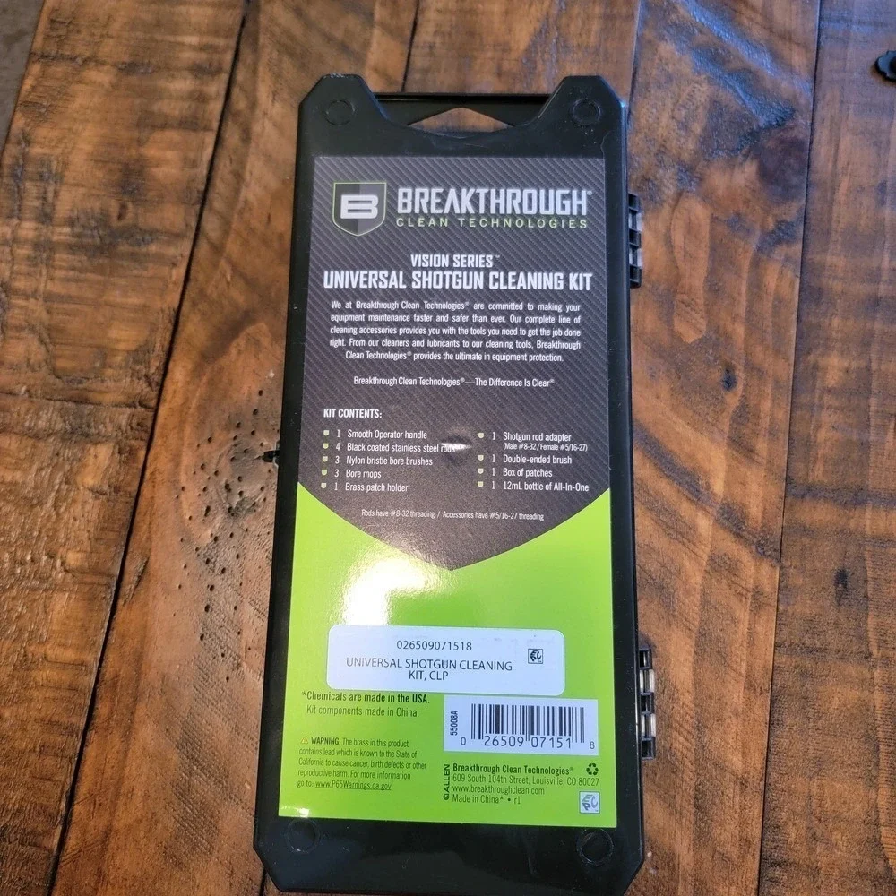 Breakthrough Clean Technologies Vision  Universal Shotgun Cleaning Kit SHOTGUN